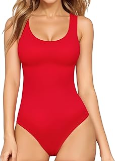 Baci Jacquard Bodysuit Red